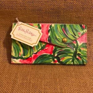 NWT Lilly Pulitzer Sunglass Case -Painted Palms